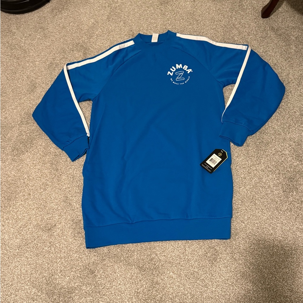 Zumba Fitness Blue Crewneck Sweater